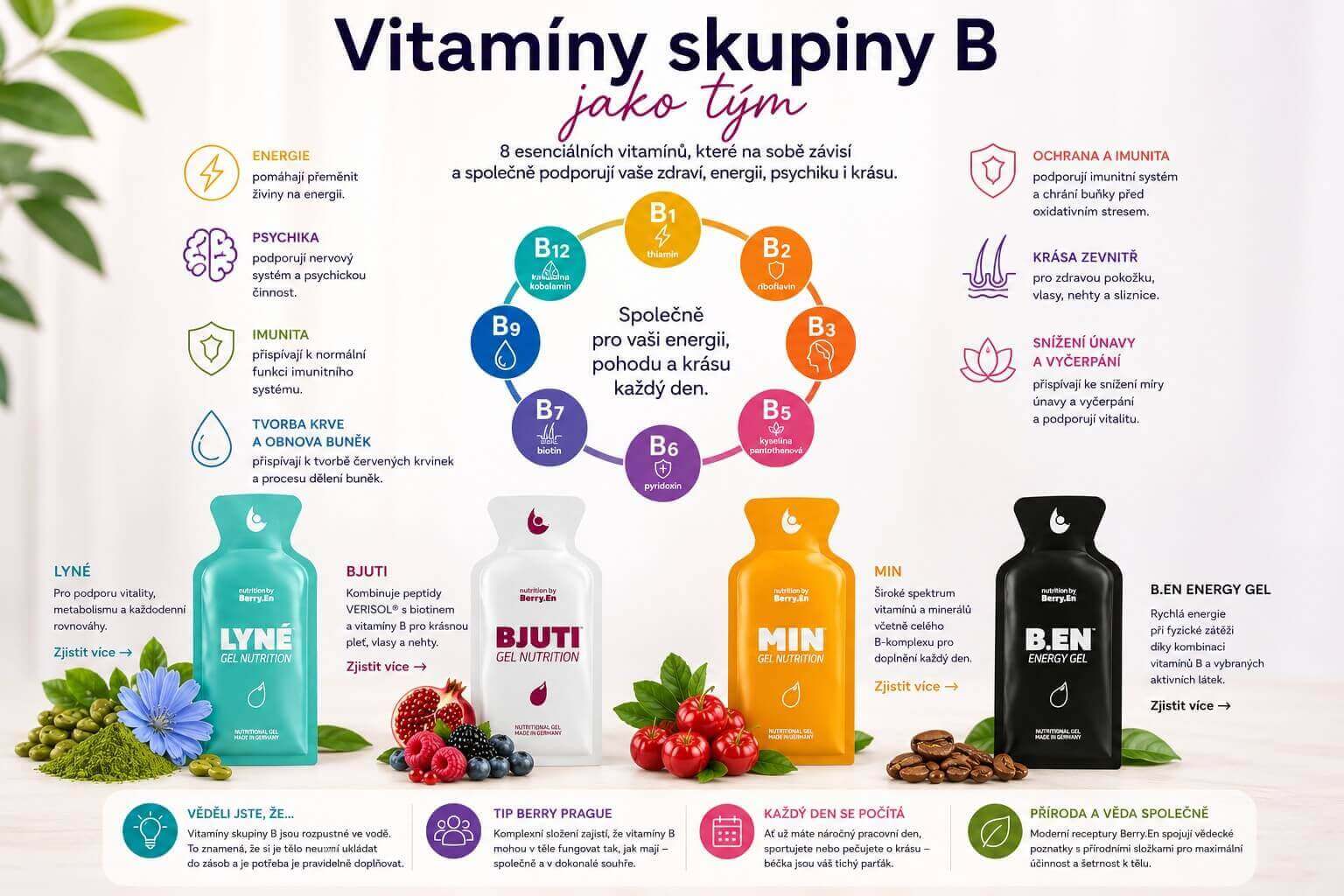 Vitamíny B jako tým